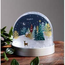 Winter Nights Personalised Snow Globe