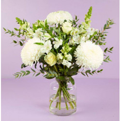 Ivory Rose And Bloom Bouquet