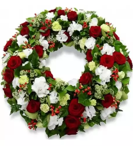 Crown Flowers And Roses Memory (1 floral wreath (photo pictured))