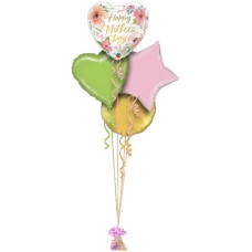 Mothers Day Floral Heart