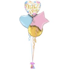 Mothers Day Pastel Hearts