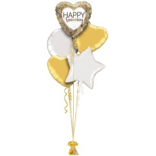 Golden Anniversary Heart
