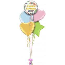 Birthday Peacock Feathers