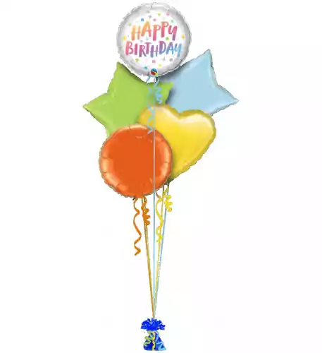 Birthday Rainbow Dots