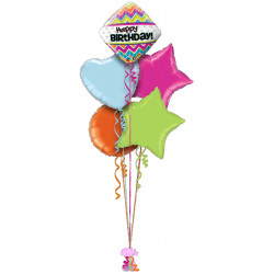 Birthday Chevron Patterns