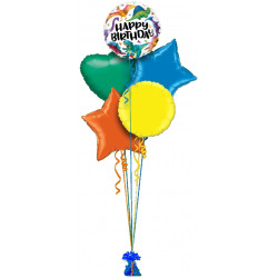 Birthday Colourful Dinosaurs