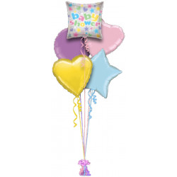 Baby Shower Stars and Hearts