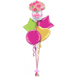 Get Well Flowers Vase