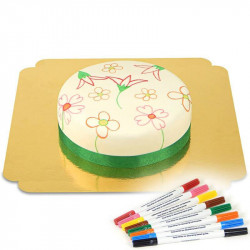 Cake with food sticks (Small (18 cm(6 servings)))