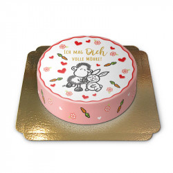 Sheepworld - I like you full of Mahre cake (Small(18cm (6 portionen)))