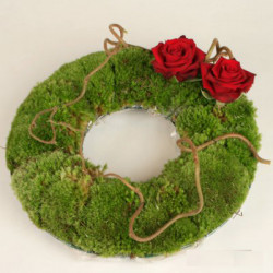 Funeral Flowers - Moss Wreath