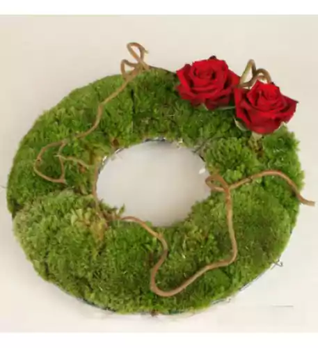Funeral Flowers - Moss Wreath