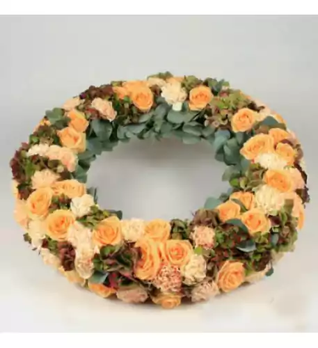 Funeral Flowers - Large mourning wreath