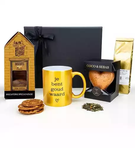  Tea package 'you are worth gold'
