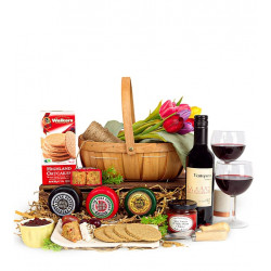 Cheese and Wine Basket