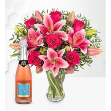 Rose and Lily with Fizz (Standard)