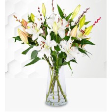 Luxury Ivory Lilies (Standard)