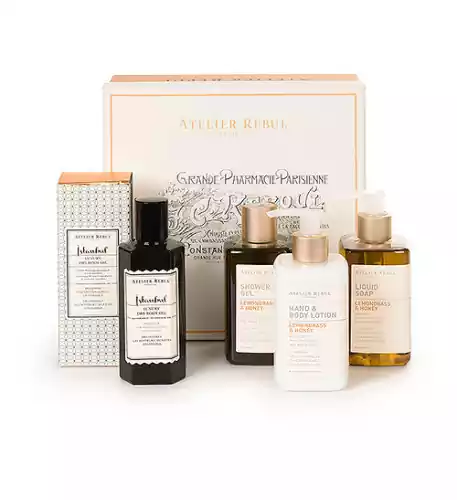 Atelier Rebul : Lemongrass & Honey gift box with body oil