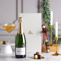 Champagne and Belgian Chocolates Hamper
