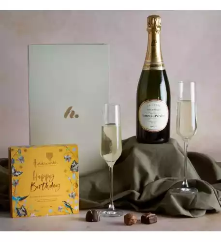 Happy Birthday Luxury Champagne And Chocolates