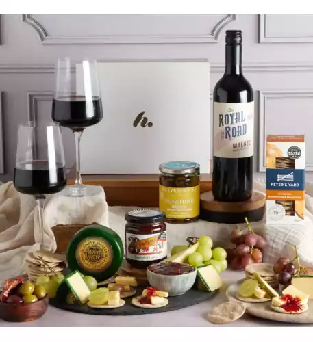 Gourmet Cheese and Wine Gift Box