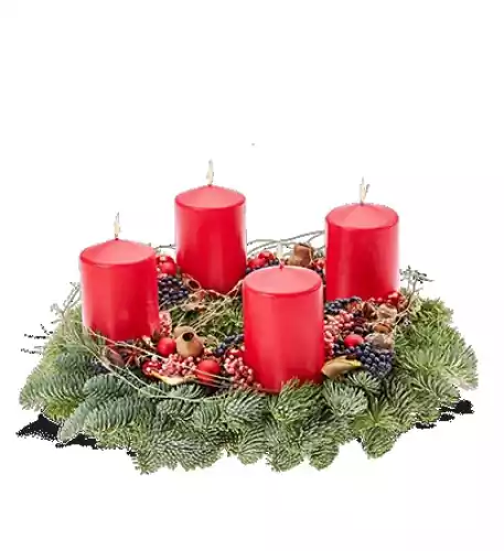 Advents Wreath red (Small) Advents Wreath red (Small)
