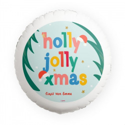  Balloon | Holly Jolly XMAS with your own name