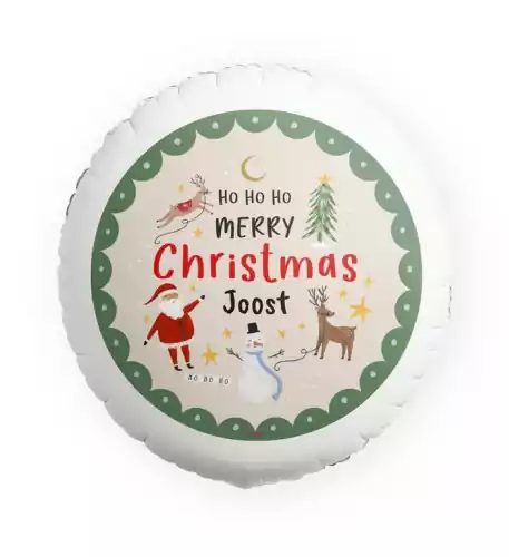  Balloon | Merry Christmas with your own name