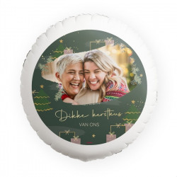  Balloon | Big Christmas kiss with your own photo and text