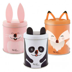 Assortment of 3 boxes of Mathez fancy truffles with animal decor