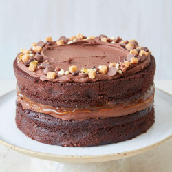 Chocolate Fudge Caramel Cake
