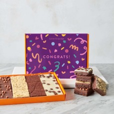 Congratulations No Nuts Mixed Mini Brownie Box (12 Pieces)