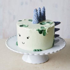 Dinosaur Birthday Cake (Small (6" Diameter))