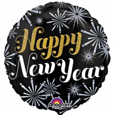 Happy New Year Balloon (Single Balloon Gift Boxed)