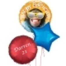 Orbz Clear Birthday Balloon (3 Balloons Gift Boxed)