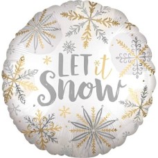 Let It Snow Balloon (Single Balloon Gift Boxed)