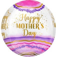 Mothers Day Water Colour Orbz Balloon (3 Balloons Gift Boxed)