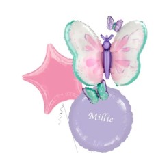 Flutters Butterfly Supershape Balloon (3 Balloons Gift Boxed )
