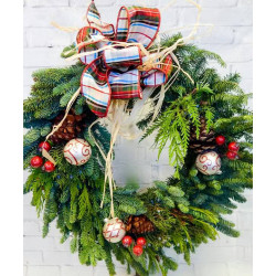 Alpine Plaid Wreath (Starting At)