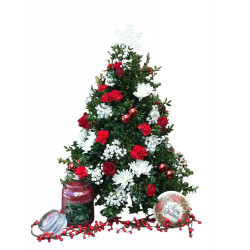 Tabletop Boxwood Tree (Deluxe)