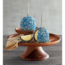 Belgian Chocolate-Dipped Caramel Apples - Blue Decorations