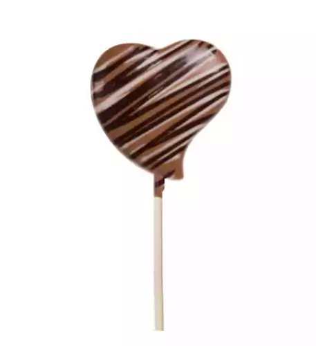  Milky heart lollipop