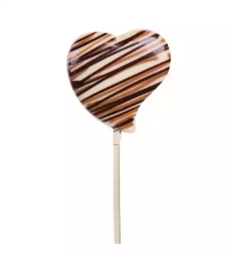  White heart lollipop