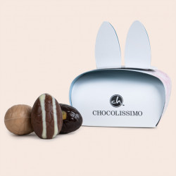 Bunny with egg-shaped pralines (2 Quantity)