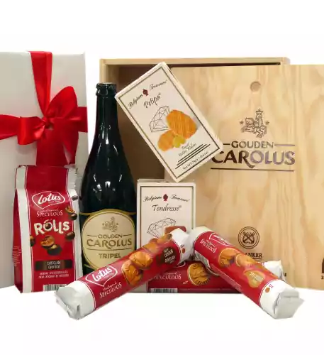 Belgian enjoyment package with Belgian tripel and Belgian cookies