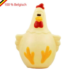 Bunty, the best Easter chicken Callebaut white chocolate