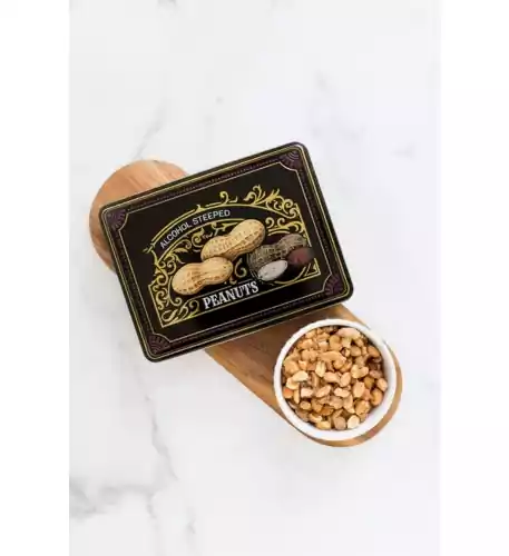 Beer & Bourbon Liquor Peanuts Tin â€“ 16 oz of Bold Gourmet Flavor