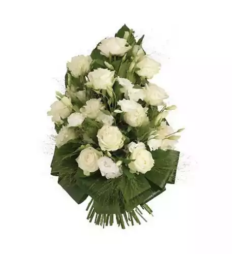 Funeral Floral Arrangement of White Flowers Funeral Floral Arrangement of White Flowers