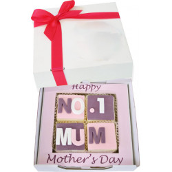 Number 1 Mum Fondant Fancies
