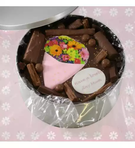 Bouquet Flowers Cake In-A-Tin